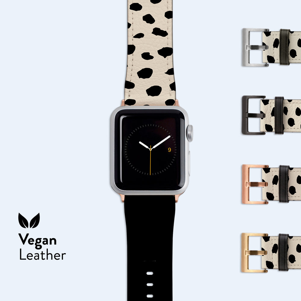 NOIR Split Dots Apple Watch Strap  Animal Print