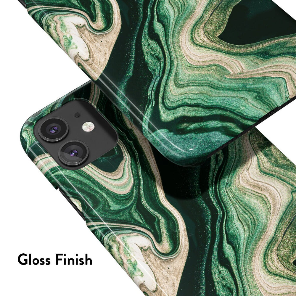 
                  
                    GREEN MARBLE iPhone 15 Case
                  
                