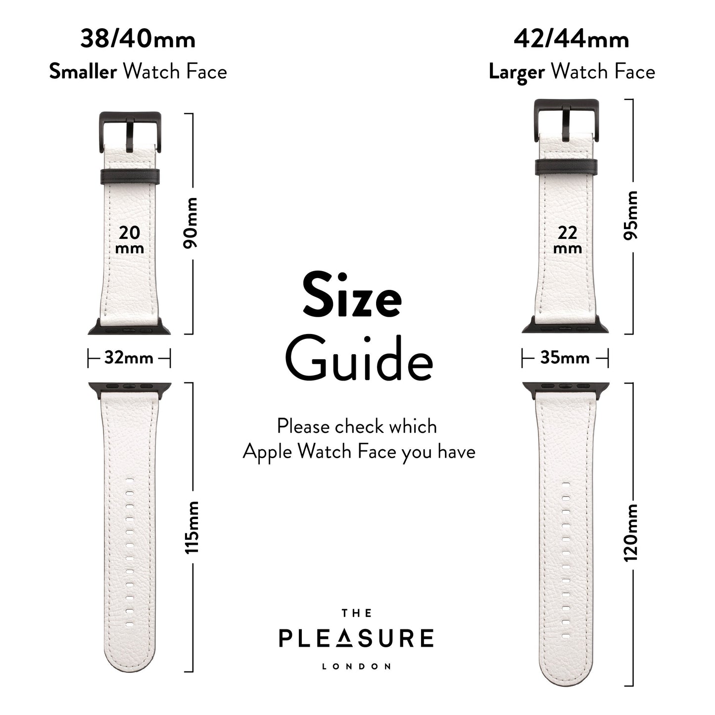 ORGANIC Lines Tan Apple Watch Strap