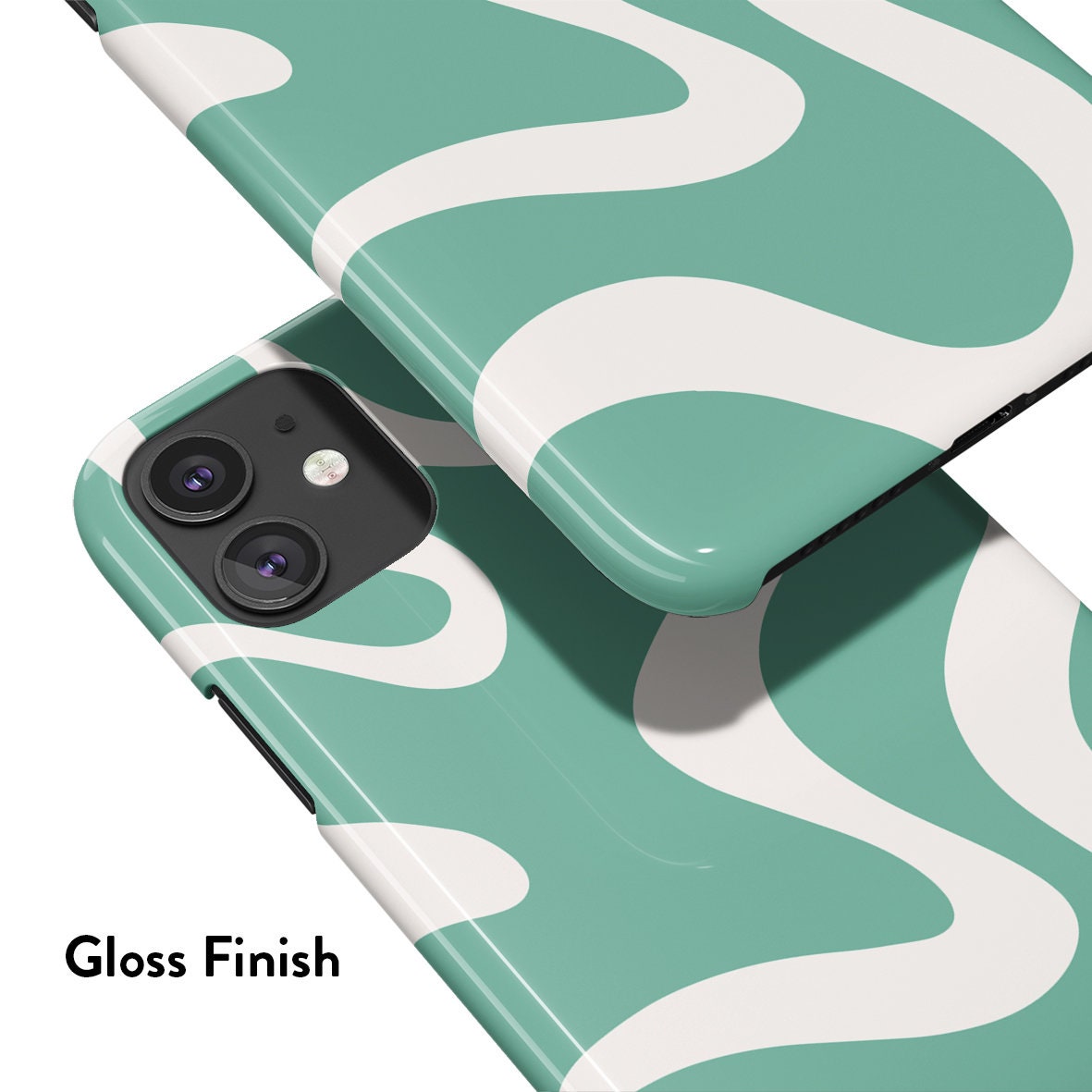 
                  
                    GREEN WAVES iPhone 15 Case
                  
                