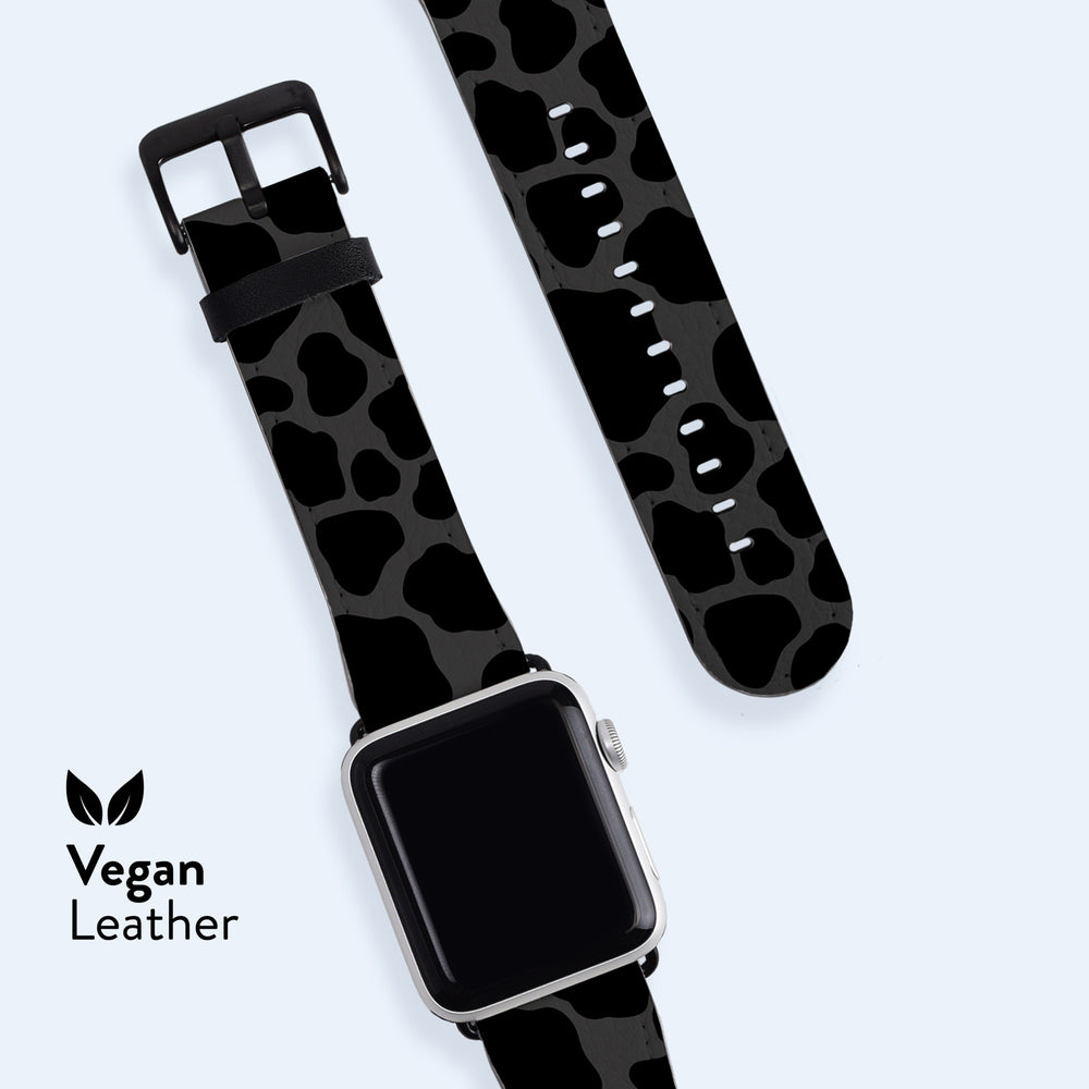 
                  
                    Cow Print Black Apple Watch Strap
                  
                