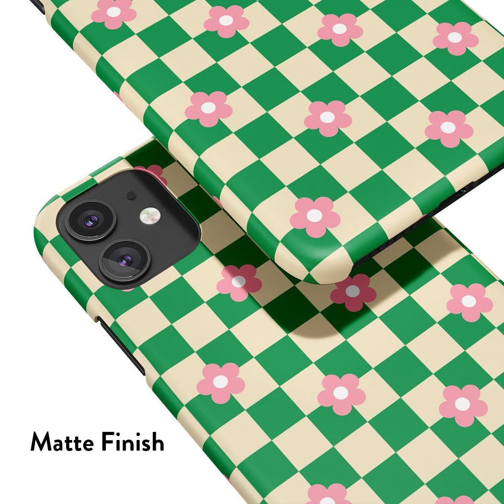 
                  
                    CHECK AND FLOWERS iPhone 15 Case
                  
                