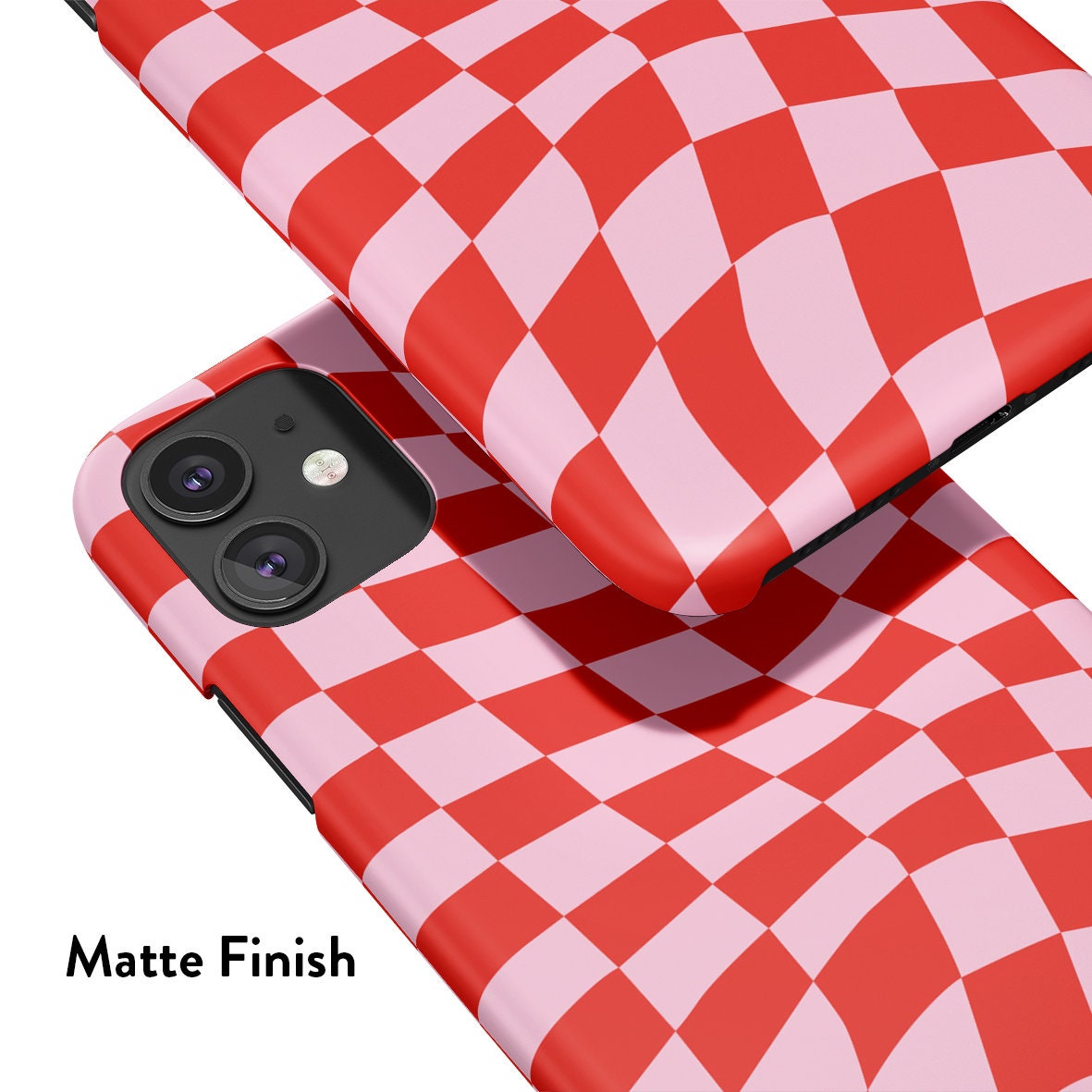 
                  
                    WAVY CHECK RED iPhone 15 Case
                  
                