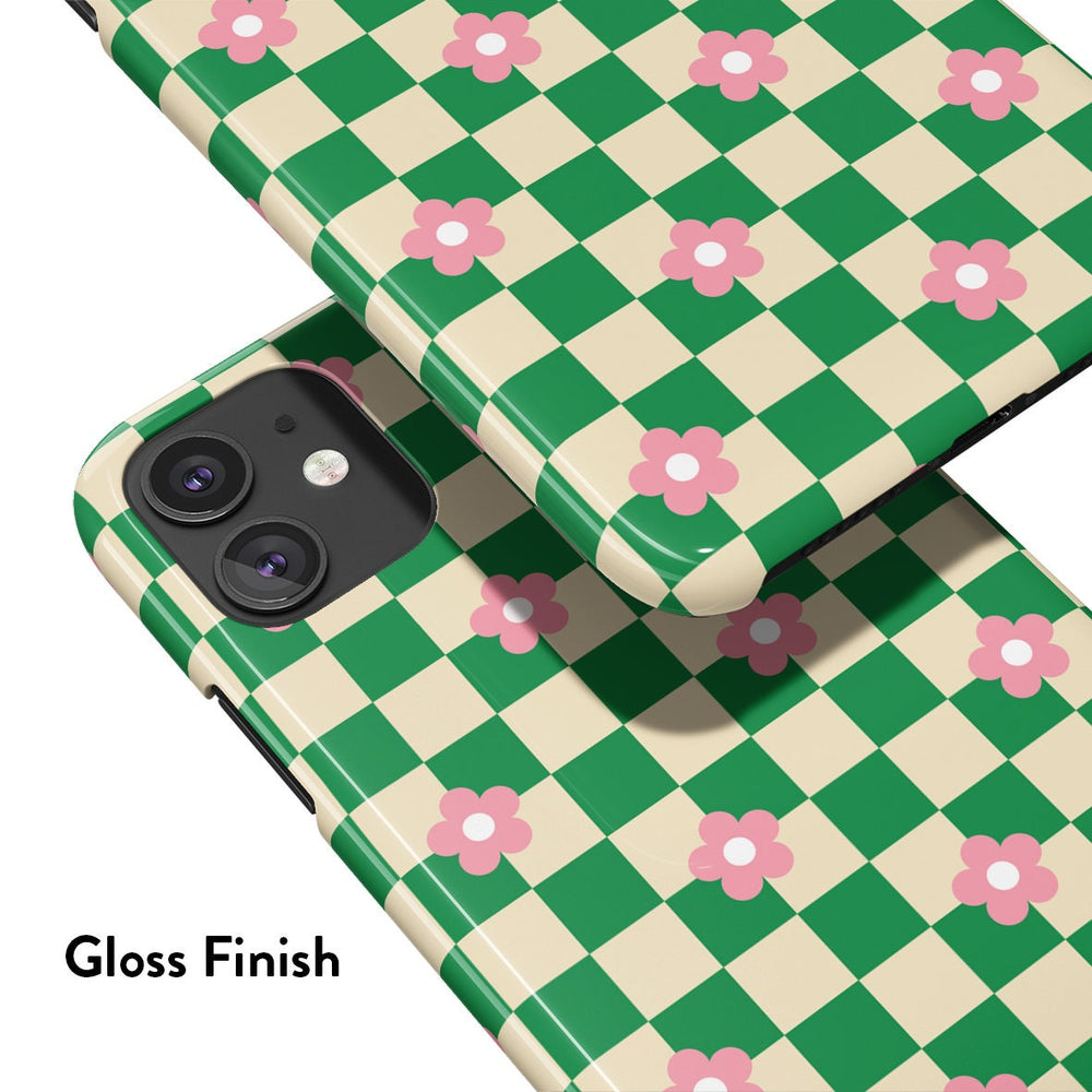 
                  
                    CHECK AND FLOWERS iPhone 15 Case
                  
                