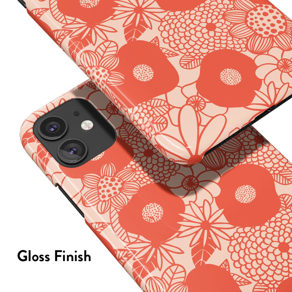 
                  
                    60's VINTAGE FLOWERS RED iPhone 15 Case
                  
                