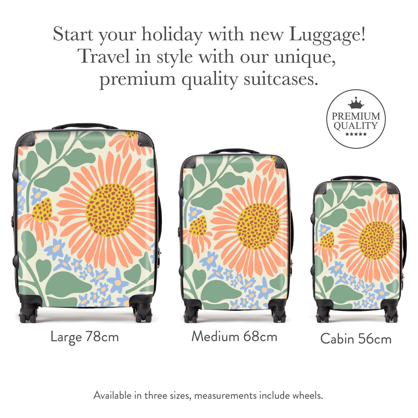 SUNFLOWER SUITCASE