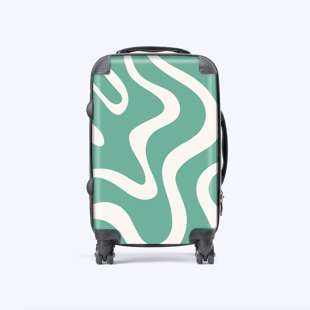 
                  
                    GREEN WAVES SUITCASE
                  
                