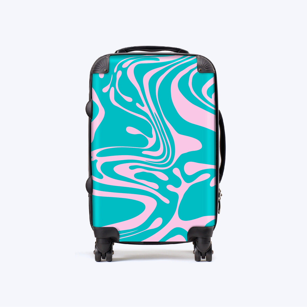 TURQUOISE MARBLE SUITCASE