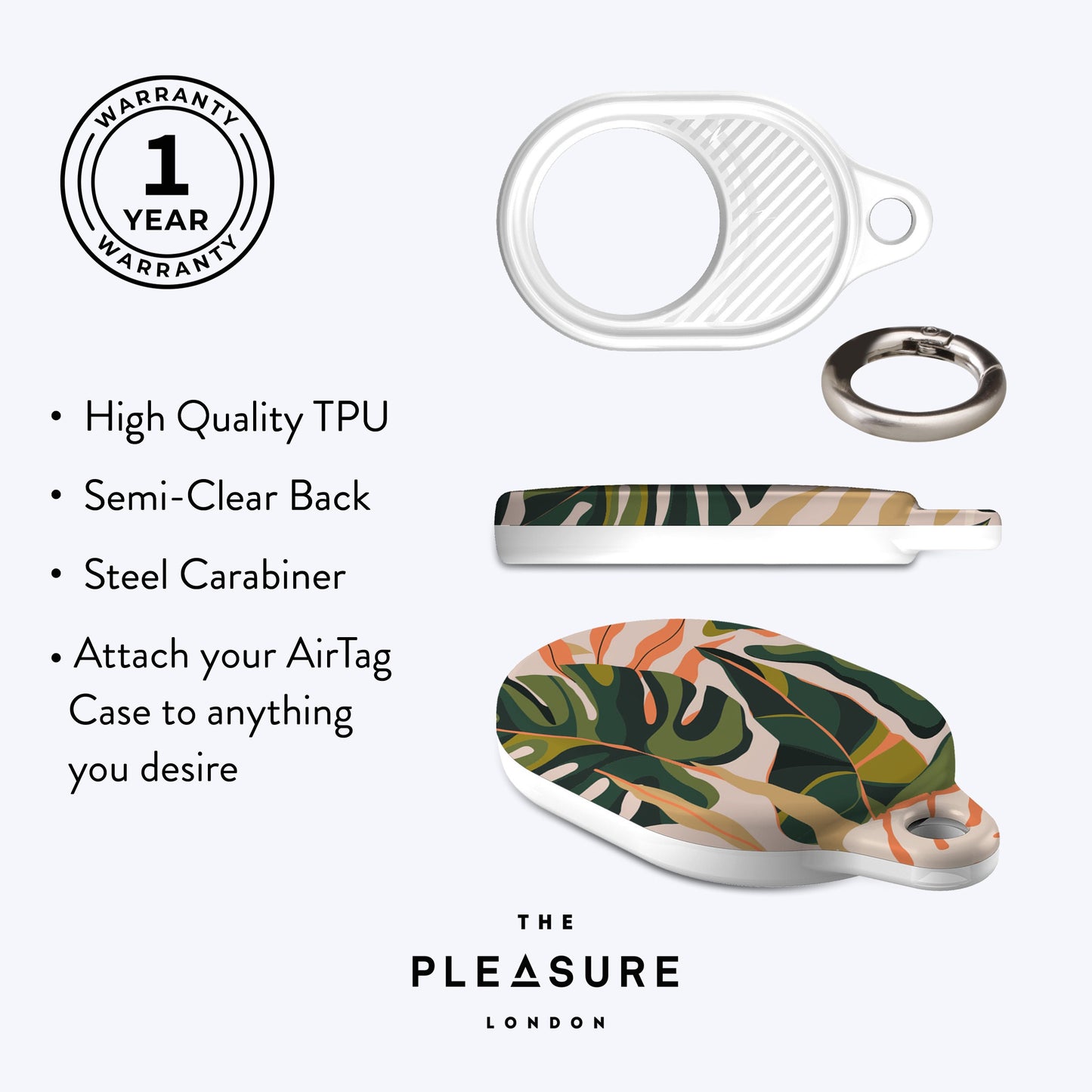 
                  
                    JUNGLE LEAVES AirTag Case
                  
                