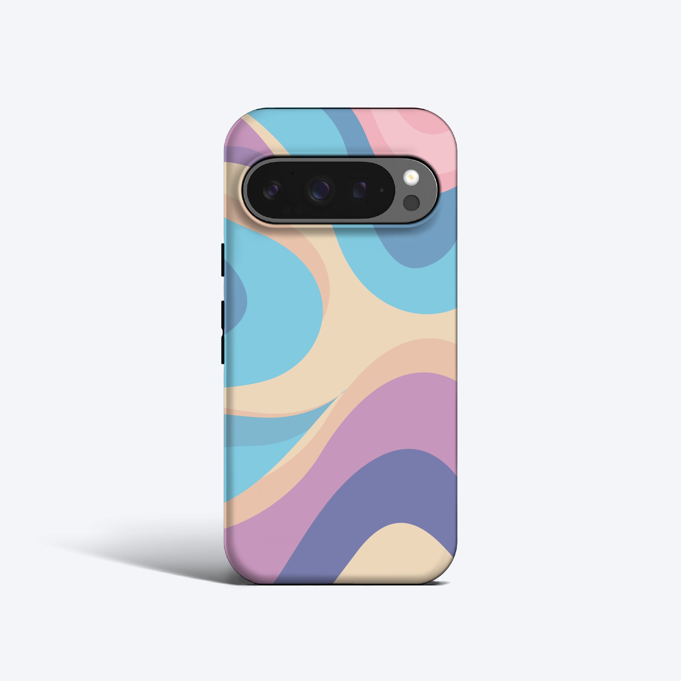 a phone case with a colorful design on it