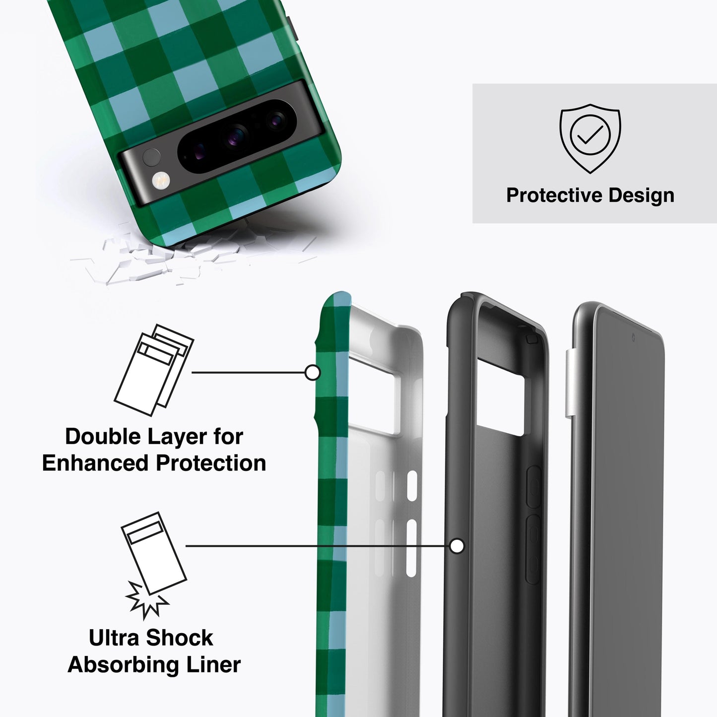 
                  
                    GREEN GINGHAM
                  
                