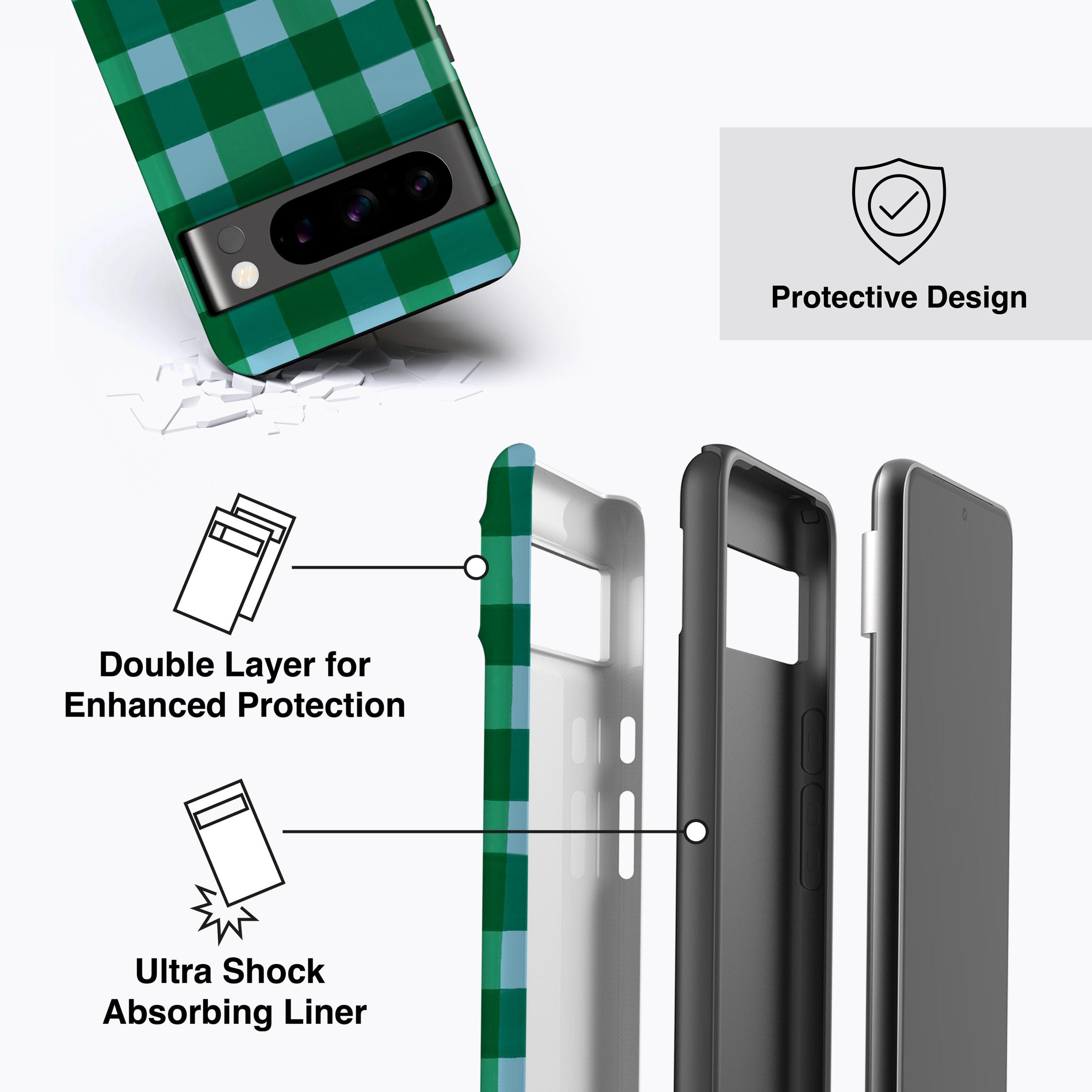 
                  
                    GREEN GINGHAM
                  
                
