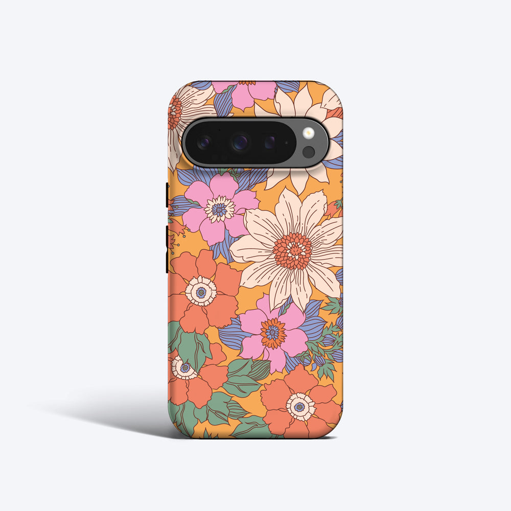 a phone case with flowers on it