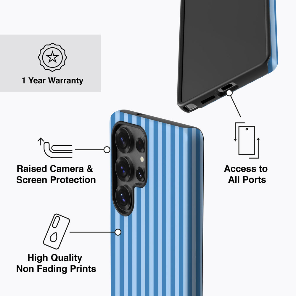 LITTLE BLUE STRIPES Galaxy Case