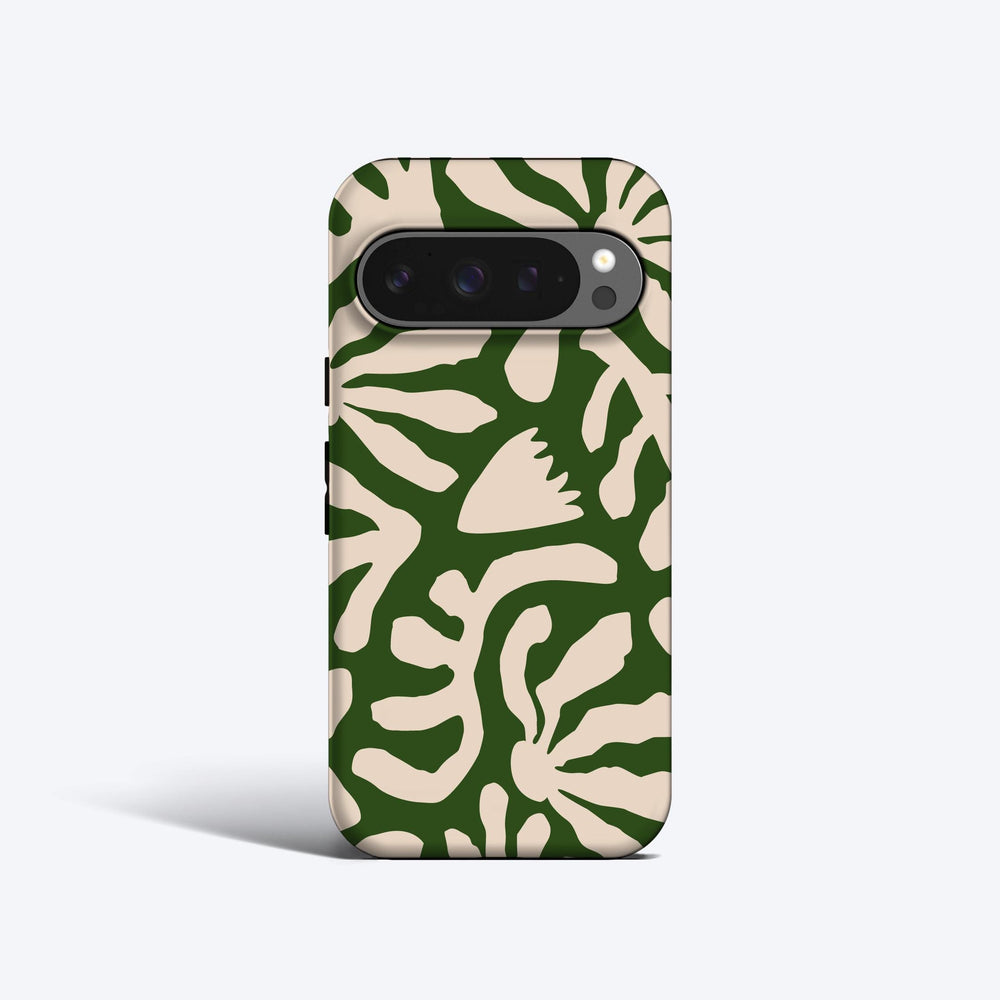 ORGANIC PLANT SHAPES Pixel Case