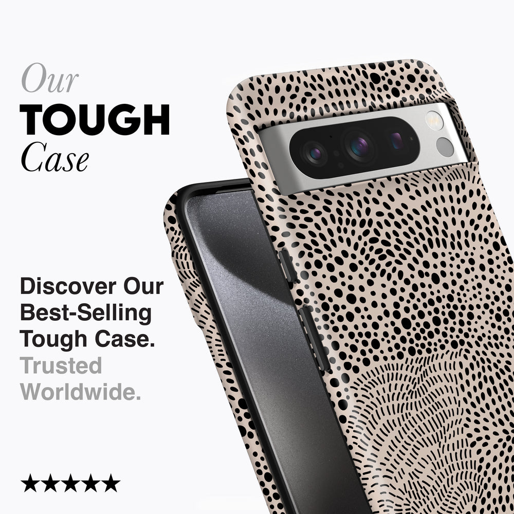 
                  
                    a cell phone case with a leopard print on it
                  
                