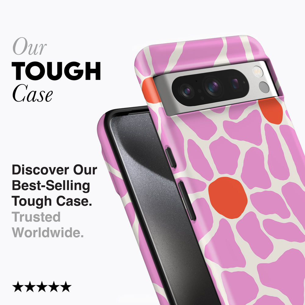 
                  
                    a cell phone case with a giraffe print
                  
                