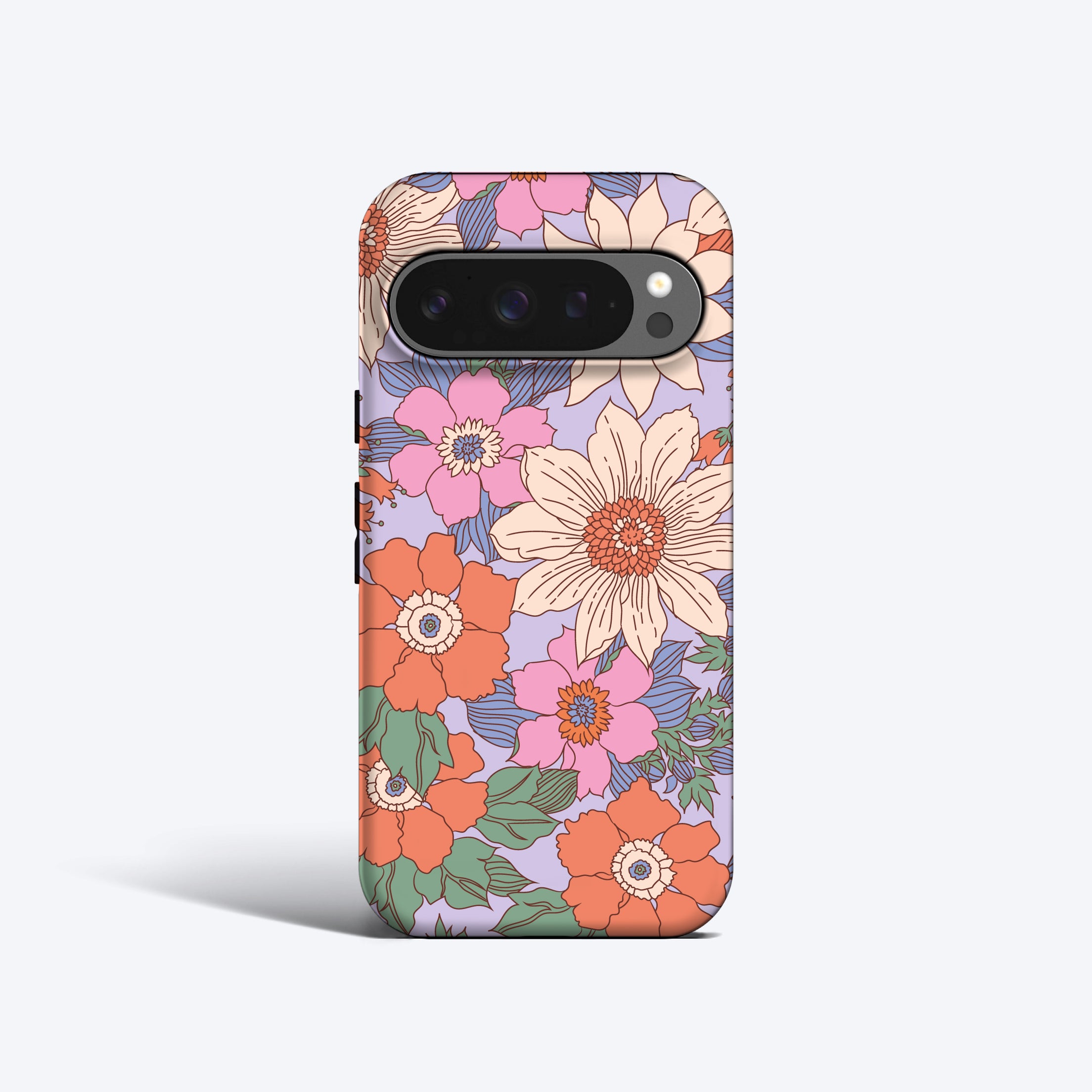 a phone case with flowers on it