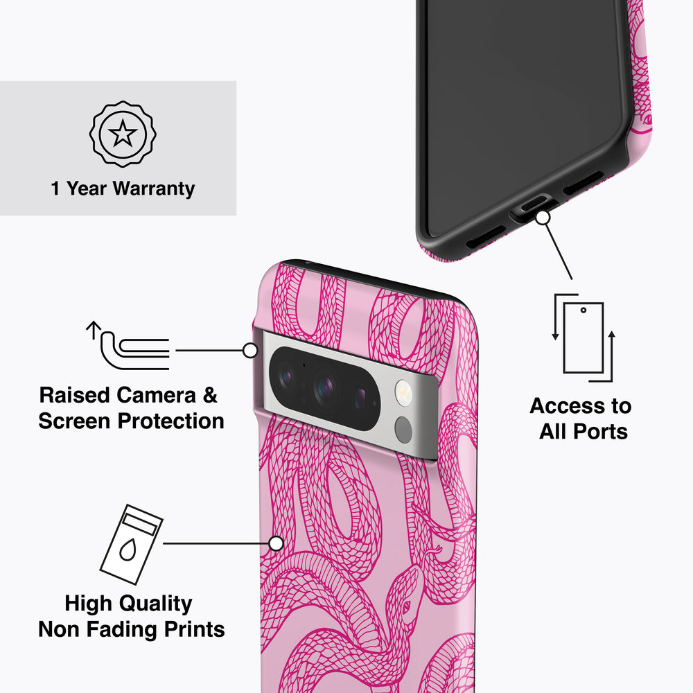 
                  
                    a cell phone case with instructions on how to use it
                  
                