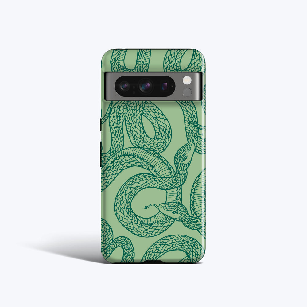 GREEN SNAKES Pixel 8a Case