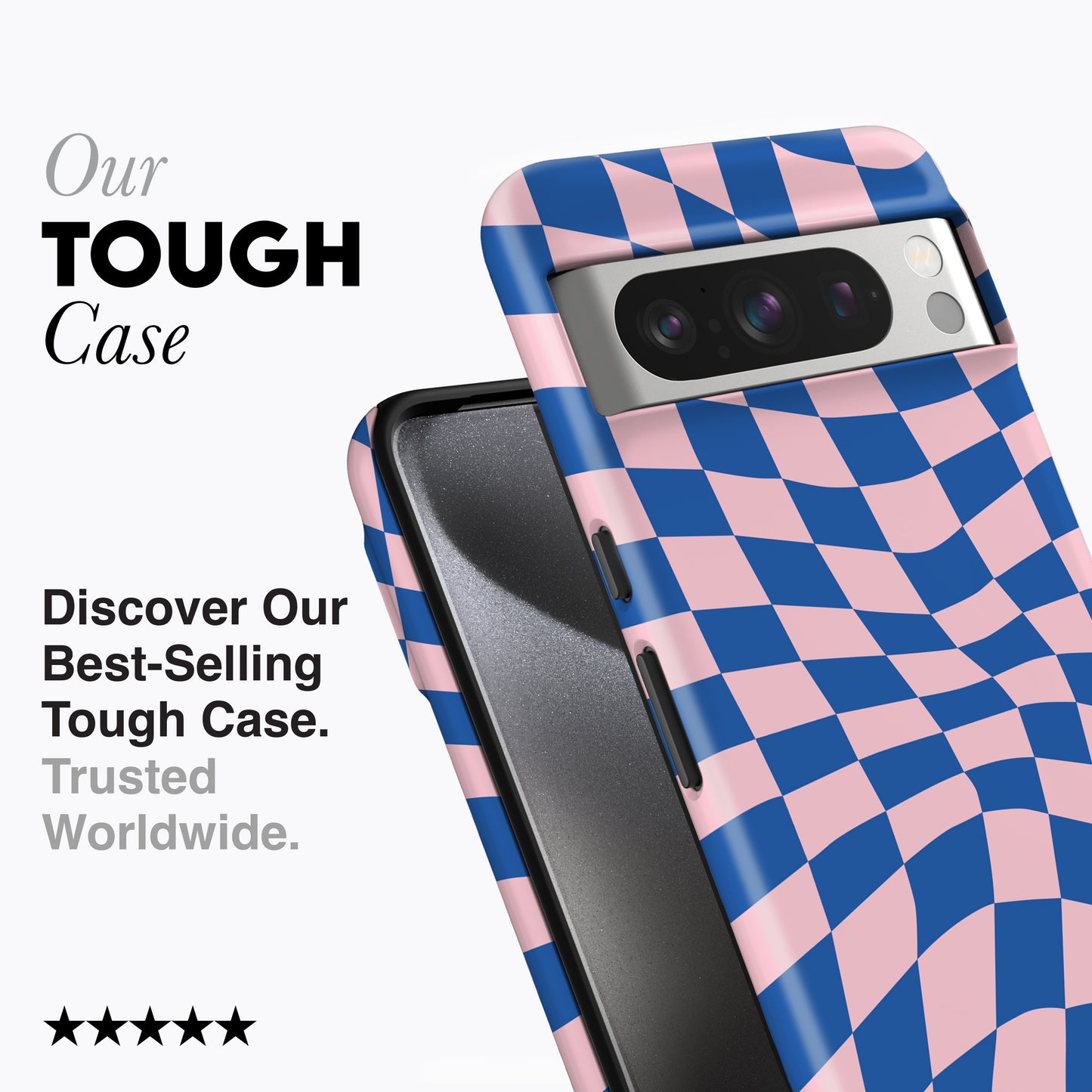 
                  
                    WAVY CHECK BLUE Pixel 8a Case
                  
                