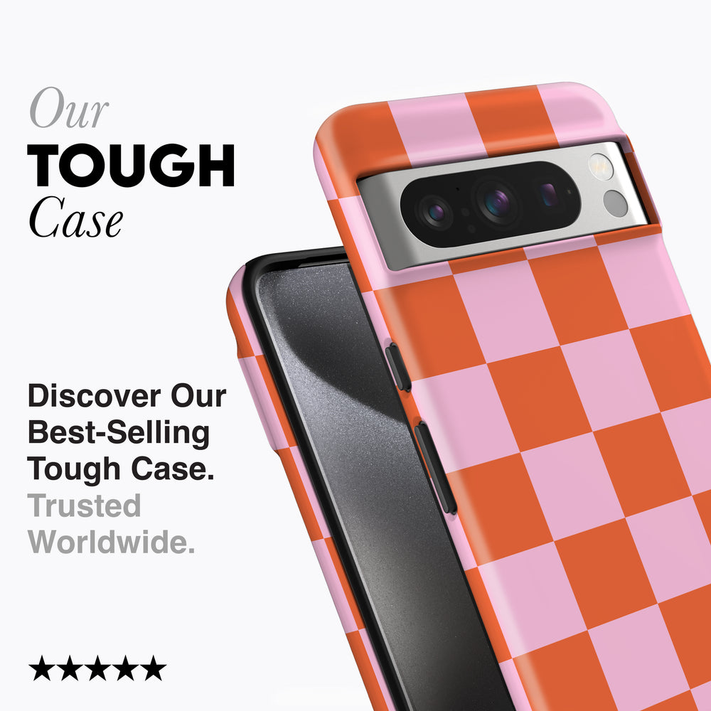 
                  
                    CHUNKY CHECK ORANGE PINK Pixel 8 Case
                  
                