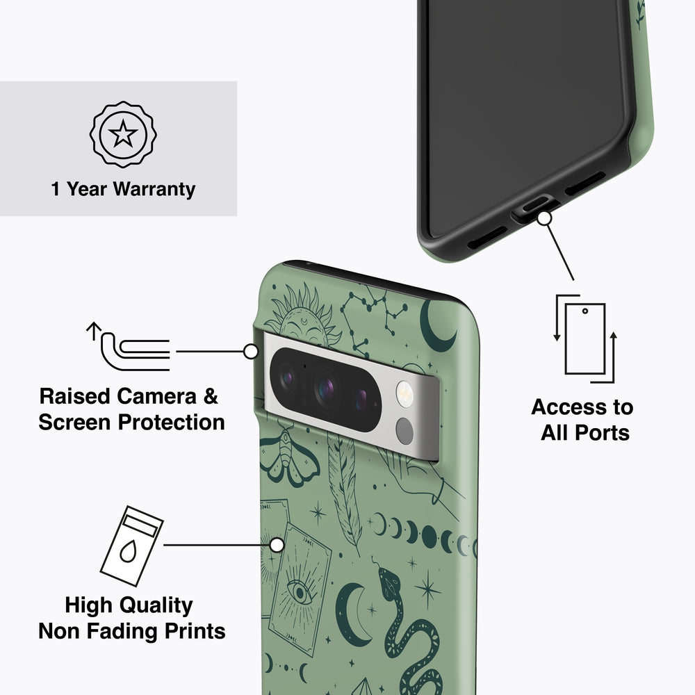 
                  
                    GREEN MAGIC Pixel 8a Case
                  
                