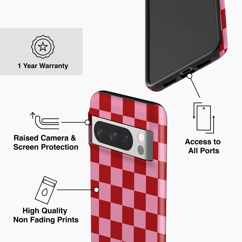 
                  
                    BERRY CHECKERBOARD Pixel Case
                  
                