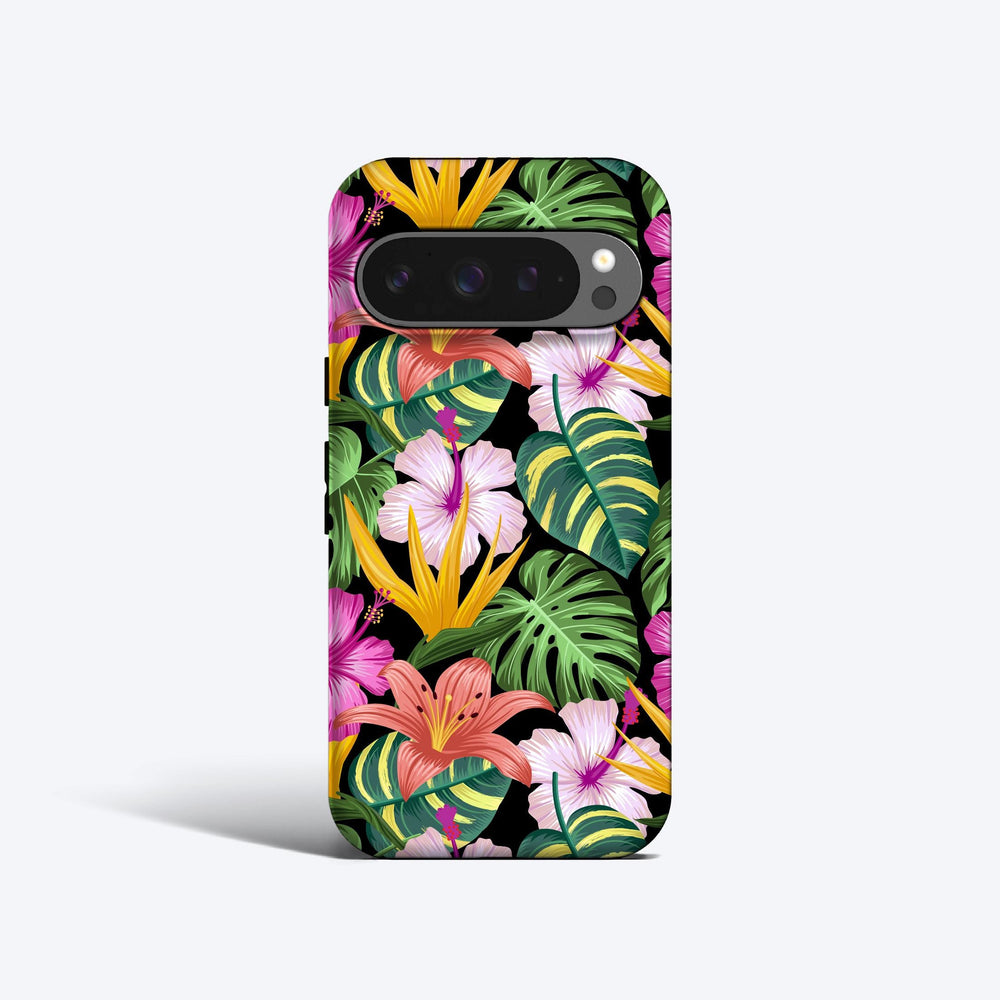TROPICAL FLORAL Pixel Case