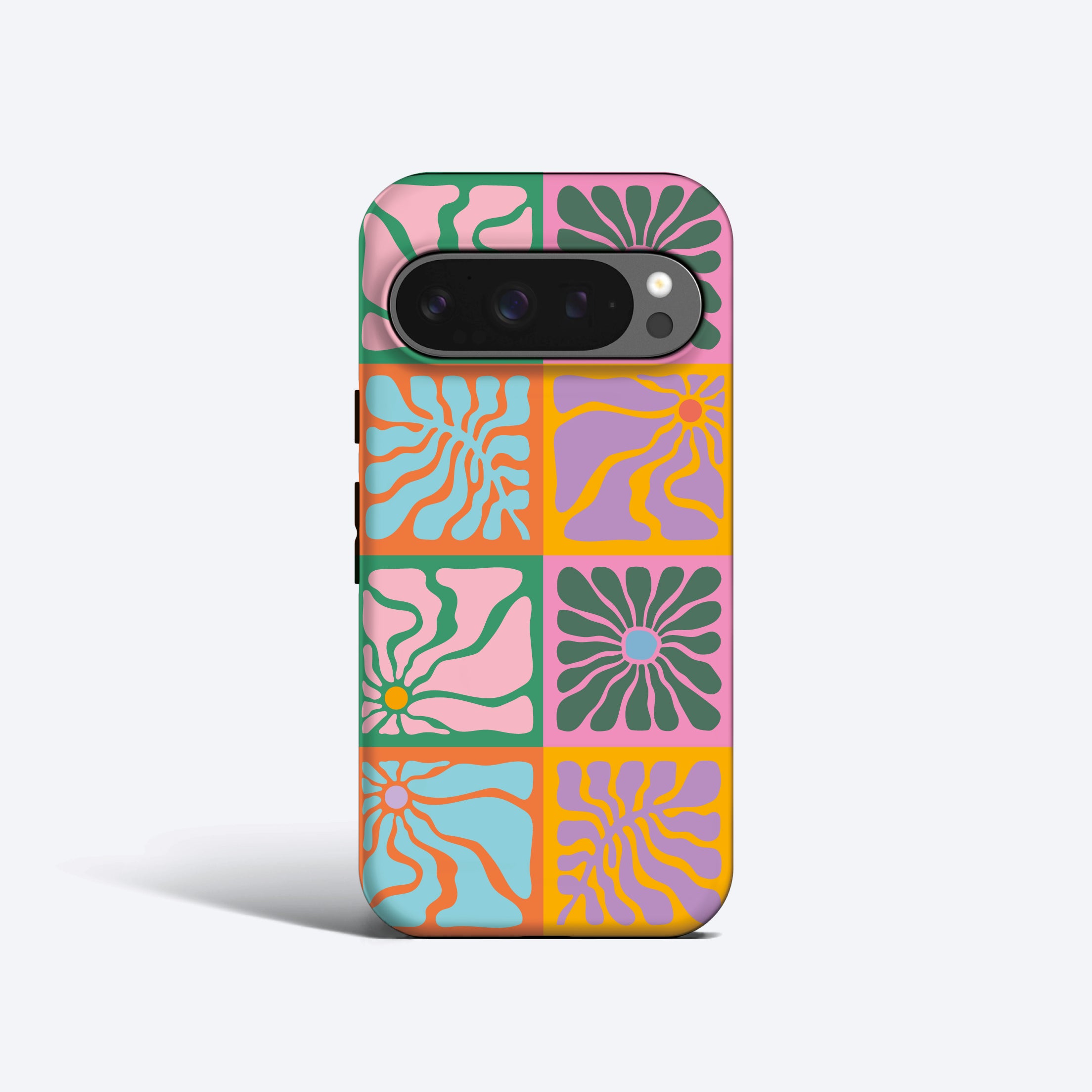 a phone case with a flower design on it