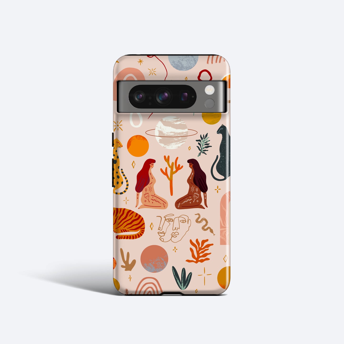 a phone case with a pattern on it