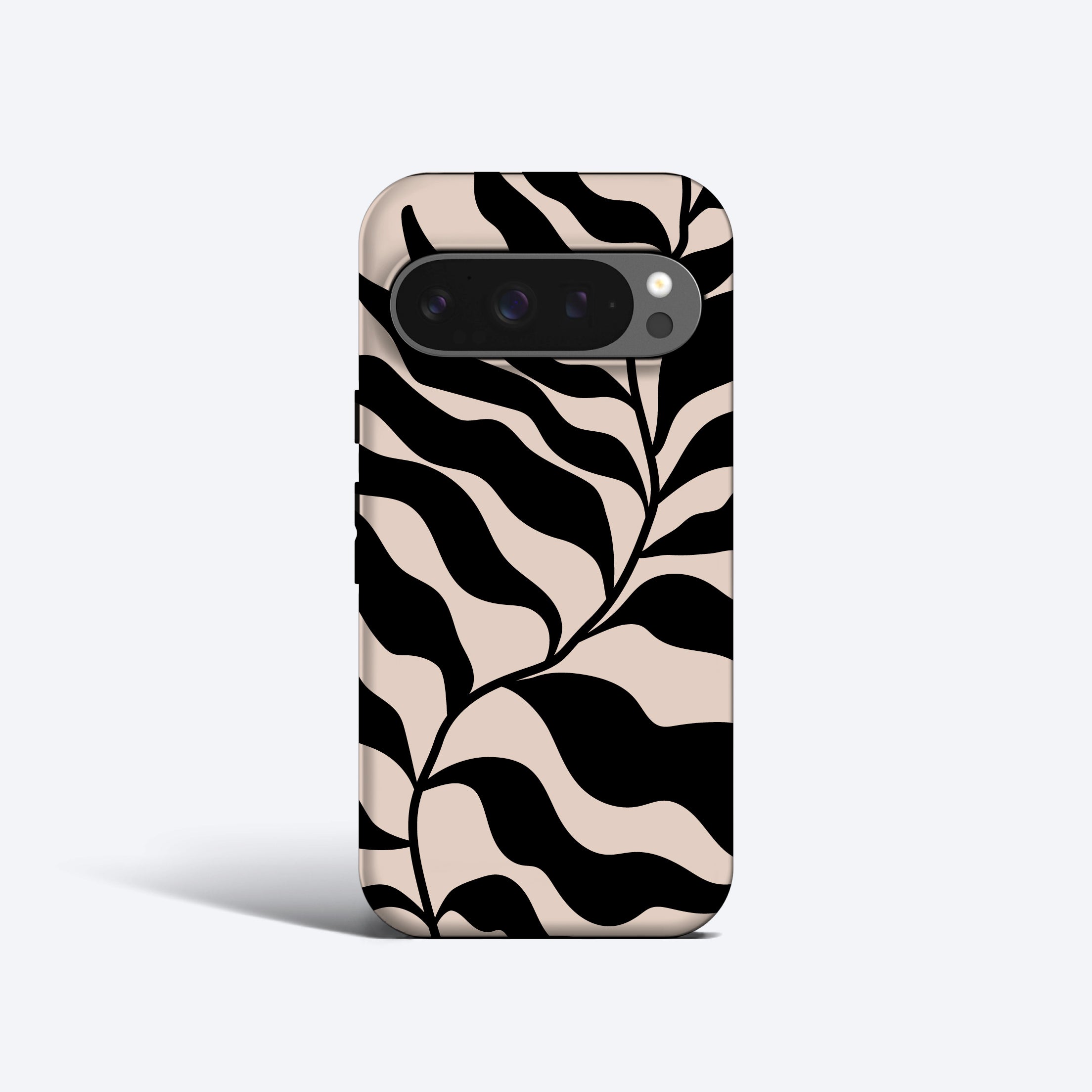 a phone case with a zebra print on it