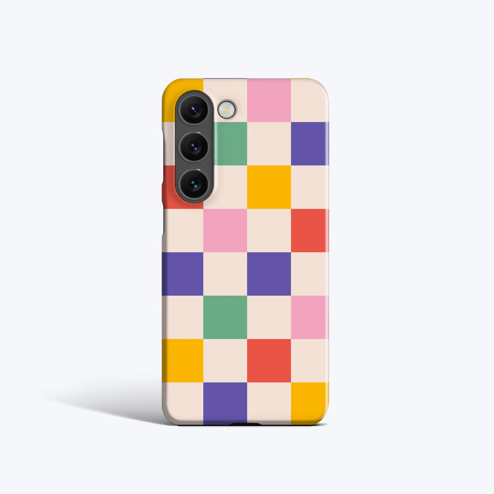 CHUNKY CHECK COLOURED Galaxy S24 Case