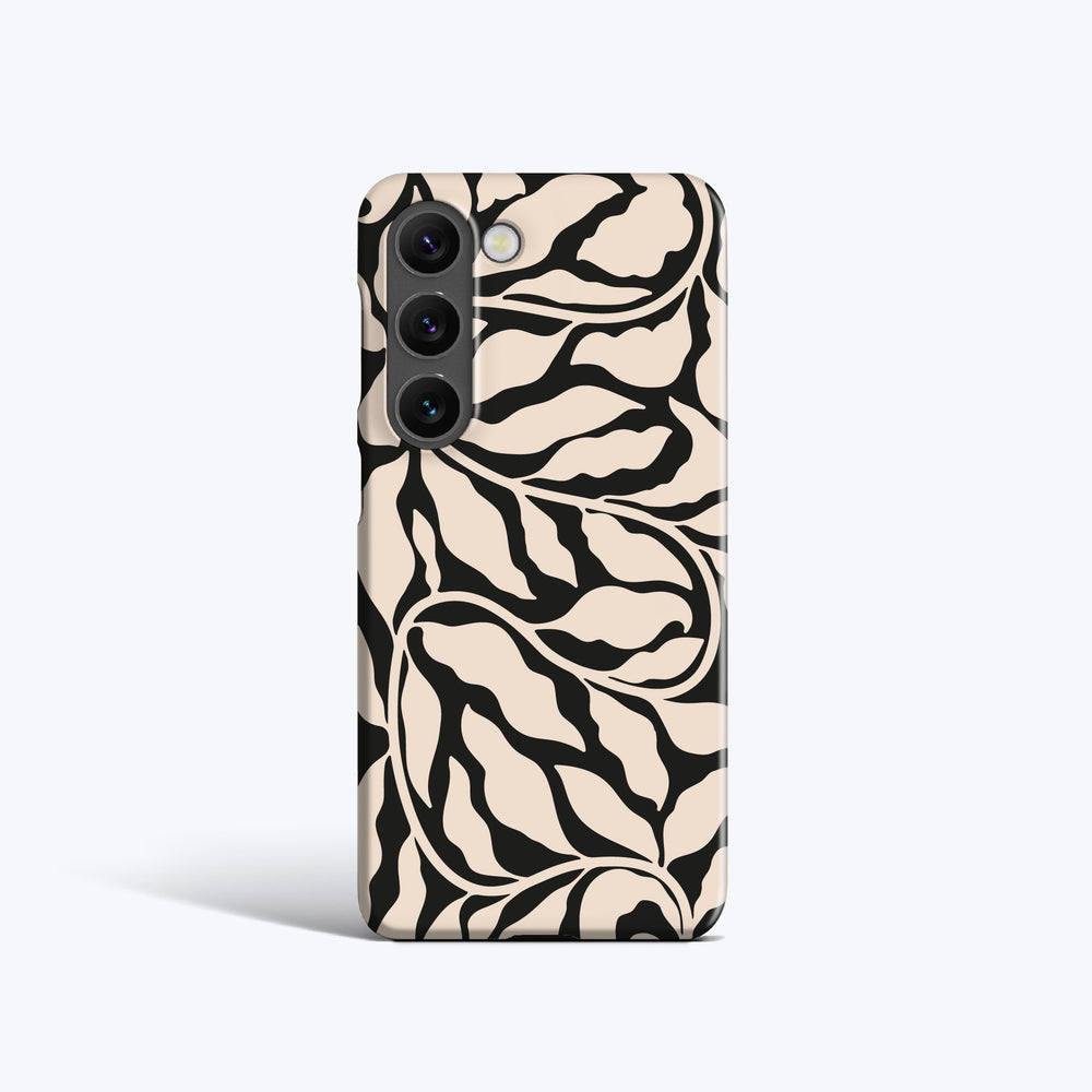 VINE LEAVES BLACK Galaxy S24 Case