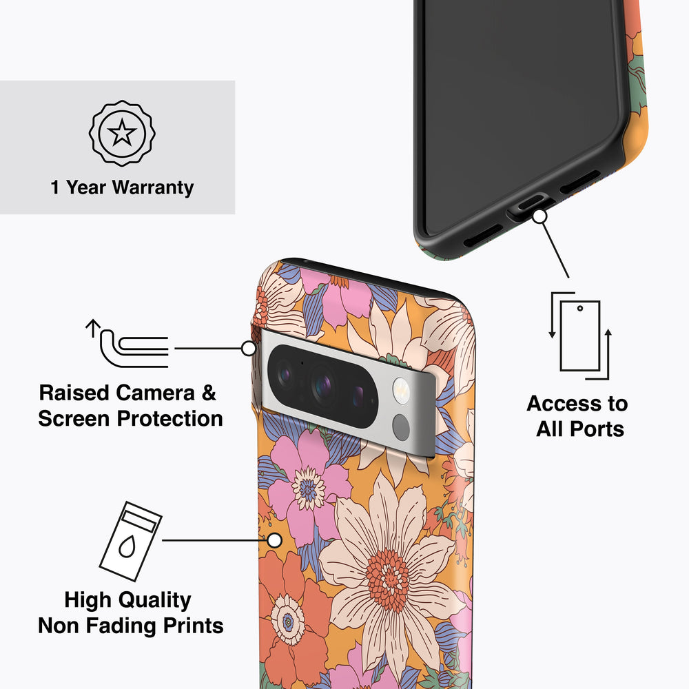 
                  
                    RETRO FLOWERS Pixel 8a Case
                  
                