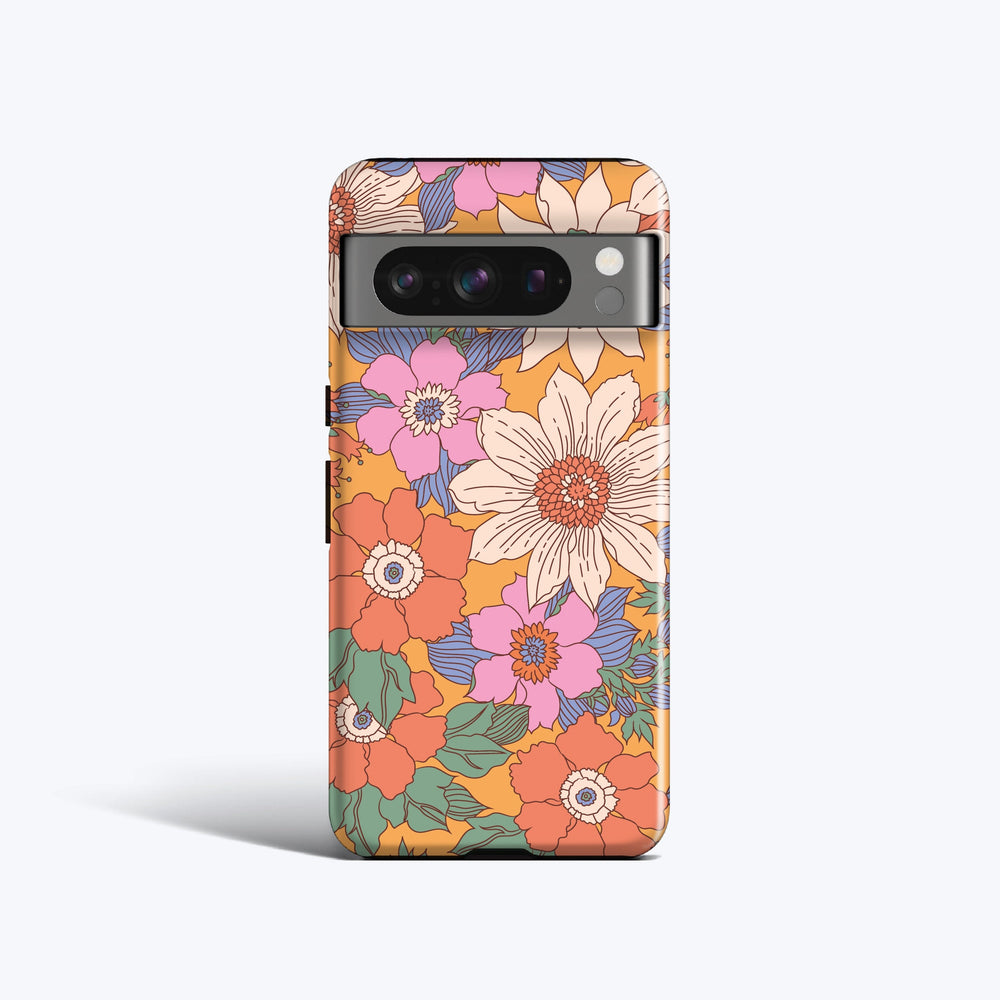 RETRO FLOWERS Pixel 8a Case