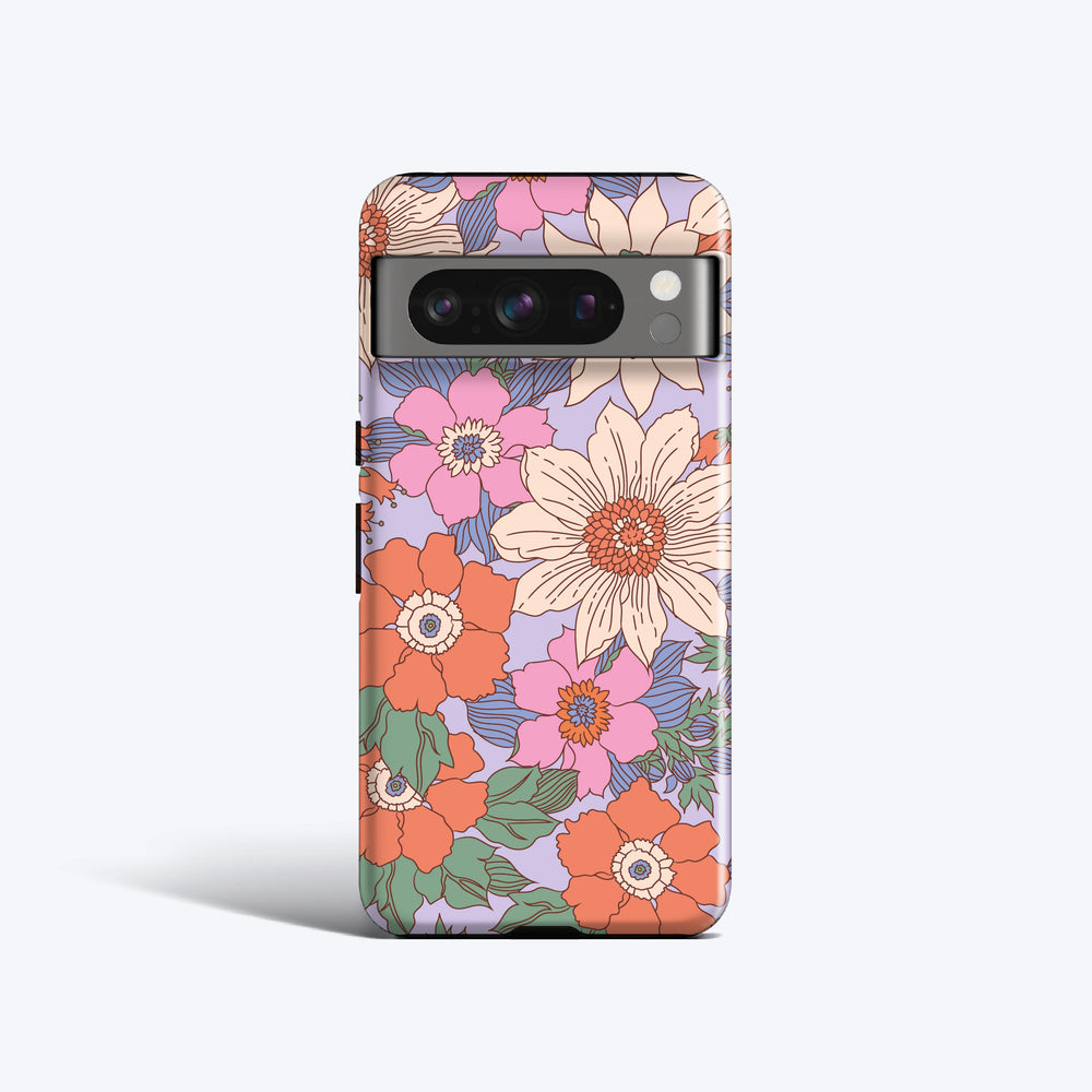 RETRO FLOWERS Pixel 8 Case