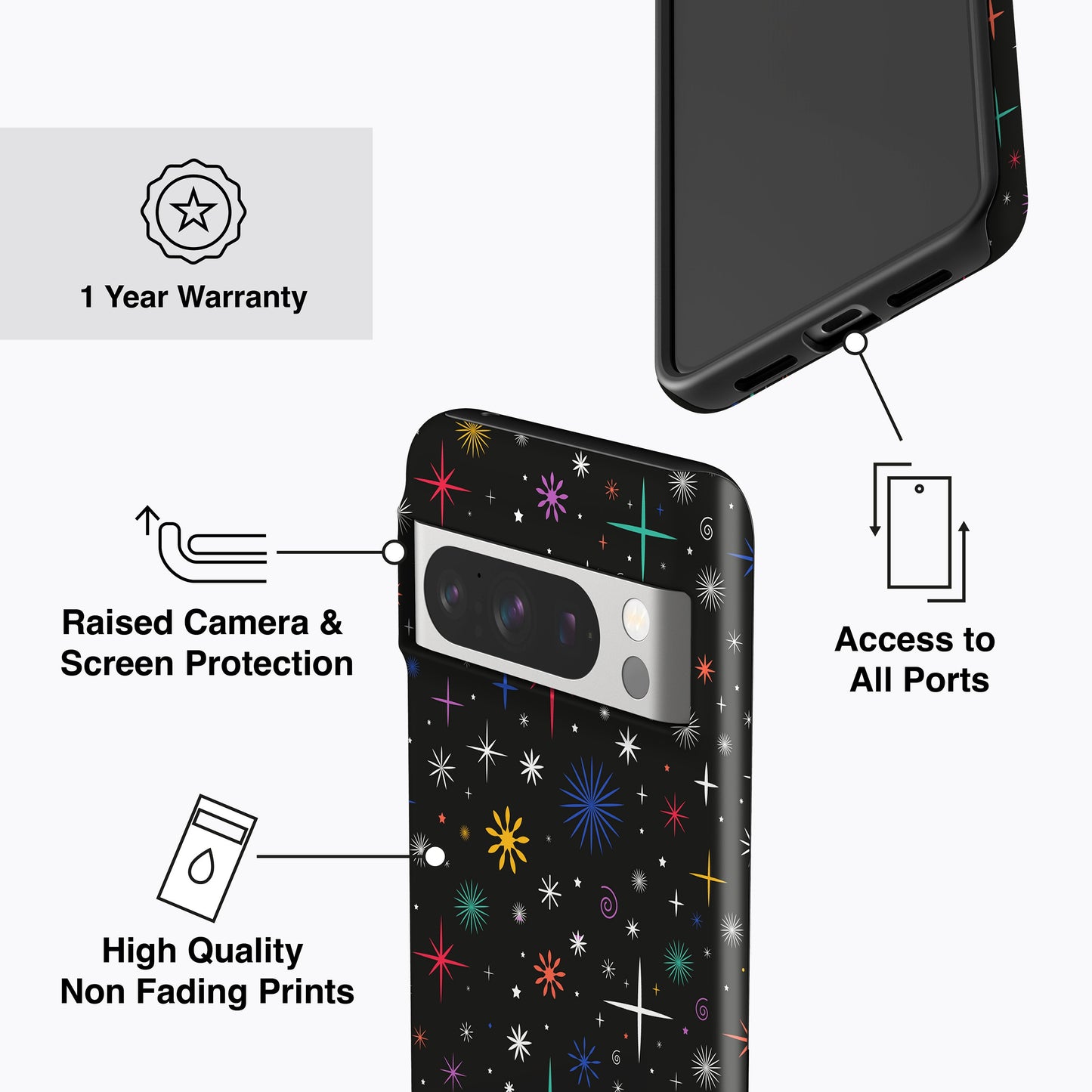 
                  
                    LITTLE BRIGHT STARS Pixel 8 Case
                  
                