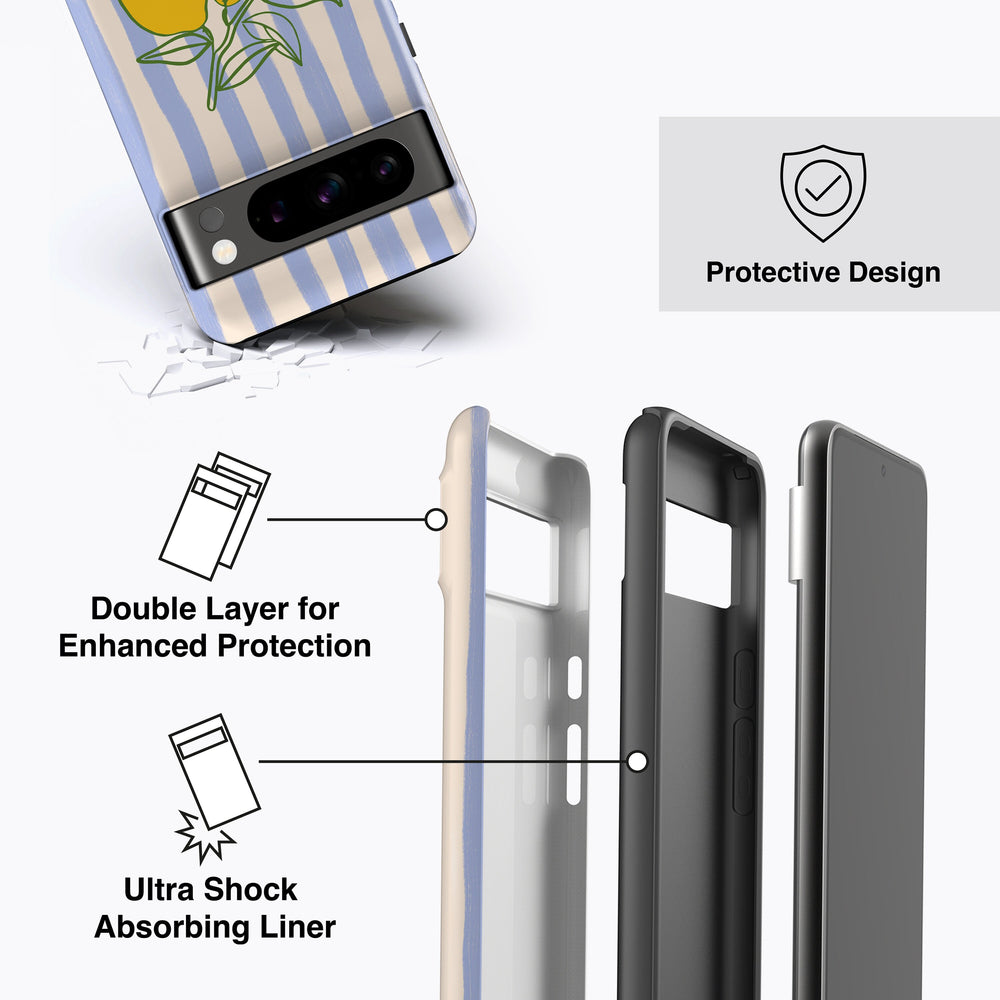 
                  
                    LEMONS & STRIPES Pixel 8a Case
                  
                