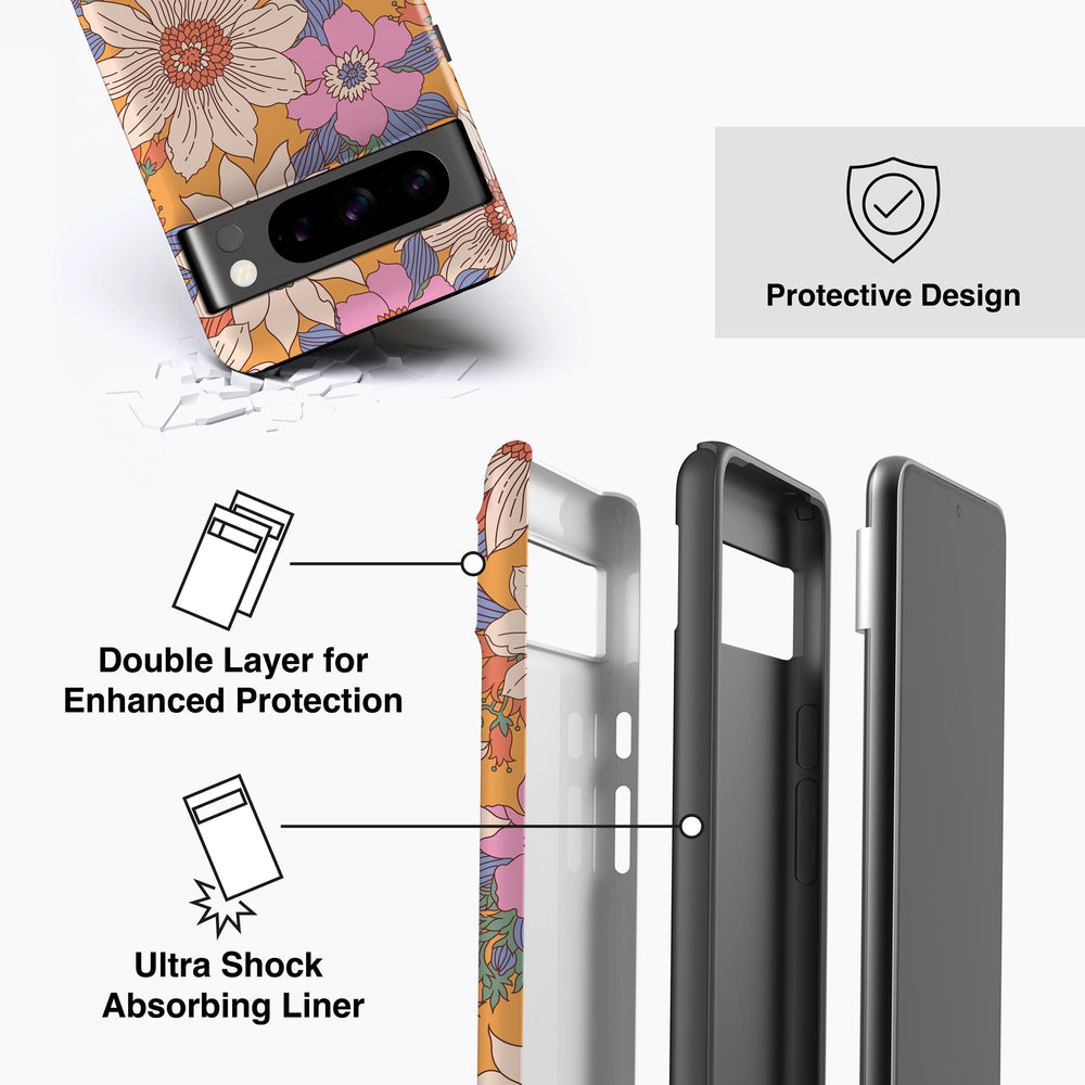 
                  
                    RETRO FLOWERS Pixel 8a Case
                  
                