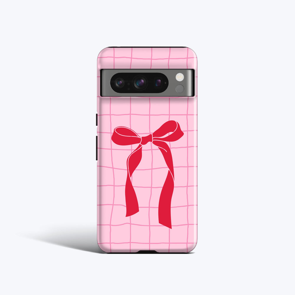 DEEP PINK BOW Pixel 8 Case