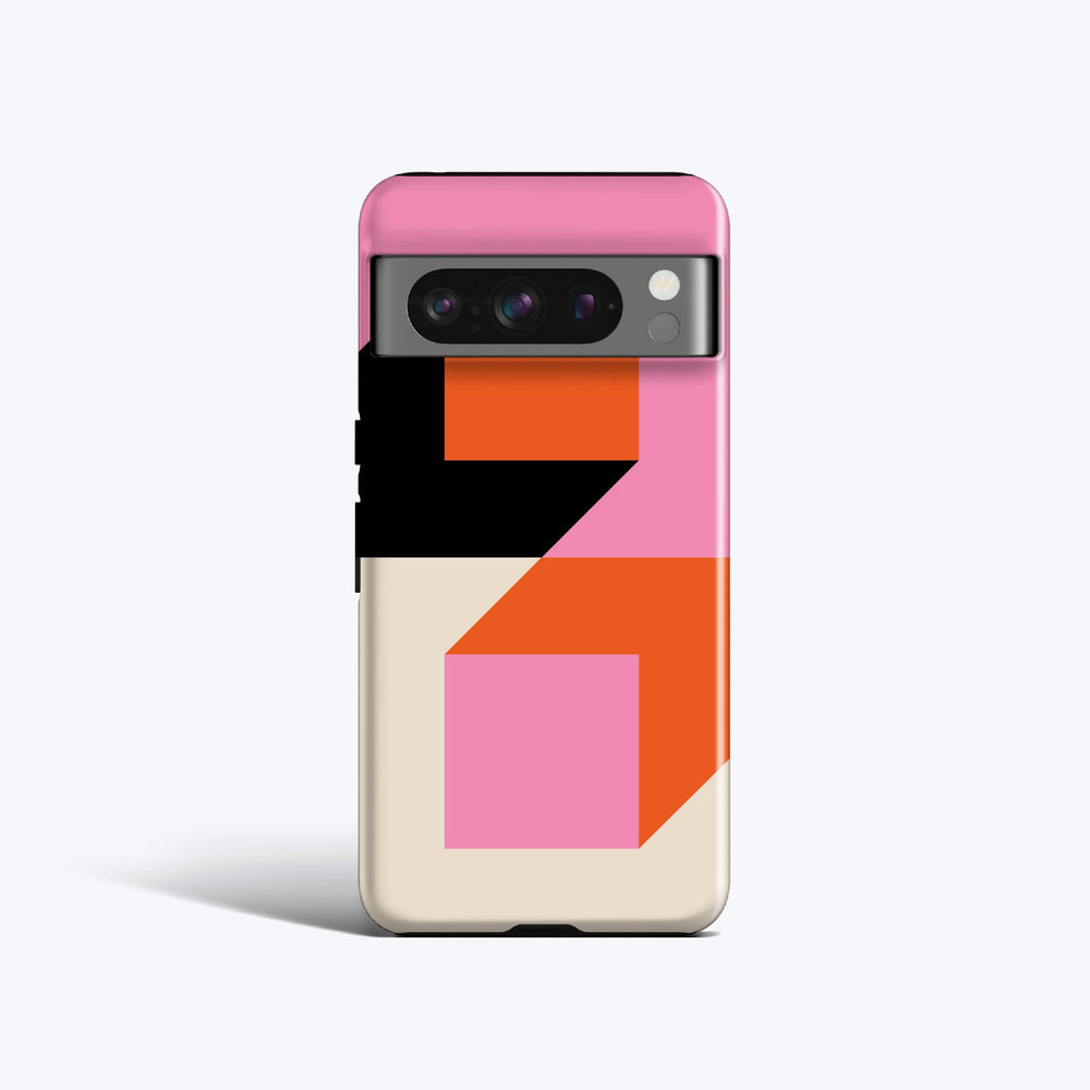 GEOMETRIC CUBES Pixel 8 Case