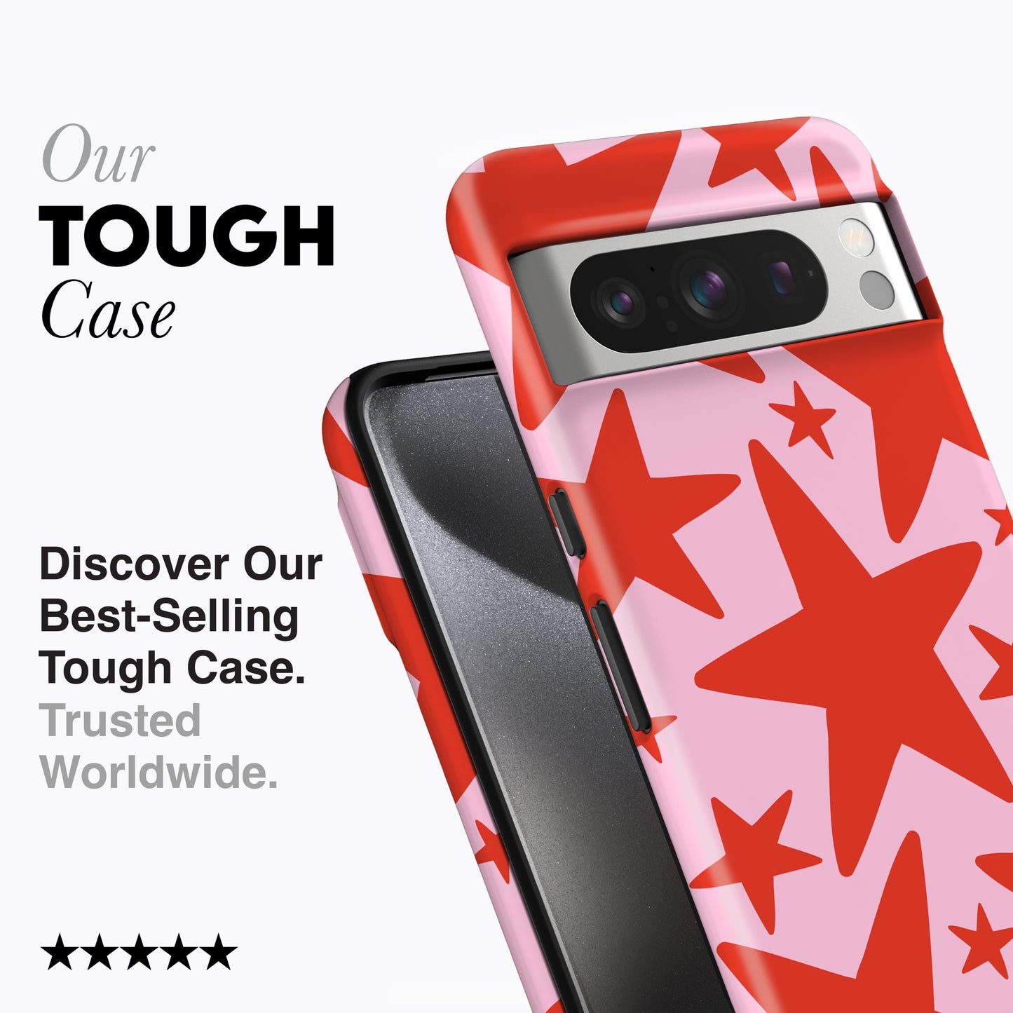 
                  
                    RED WONKY STARS Pixel 8 Case
                  
                