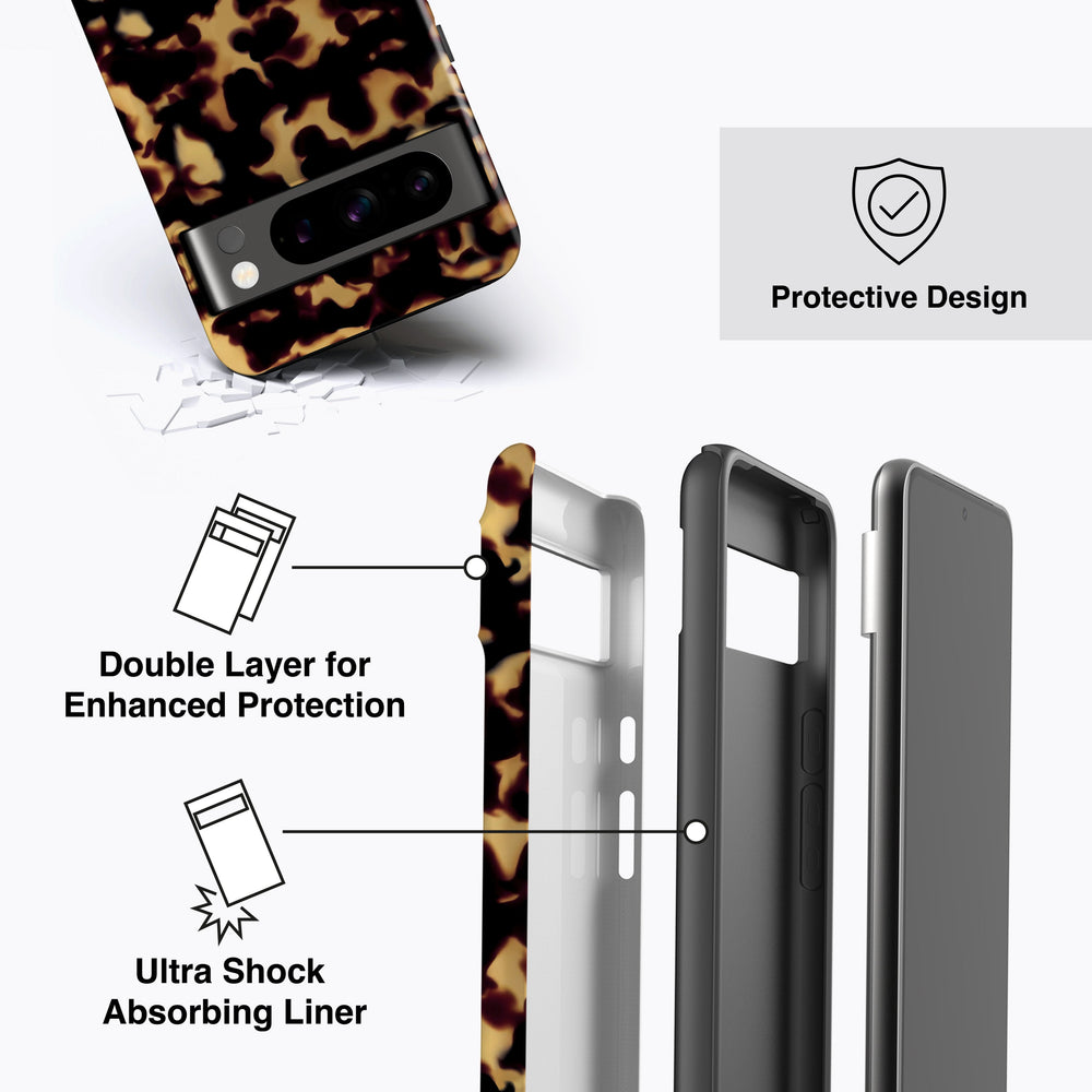 TORTOISE SHELL Pixel Case