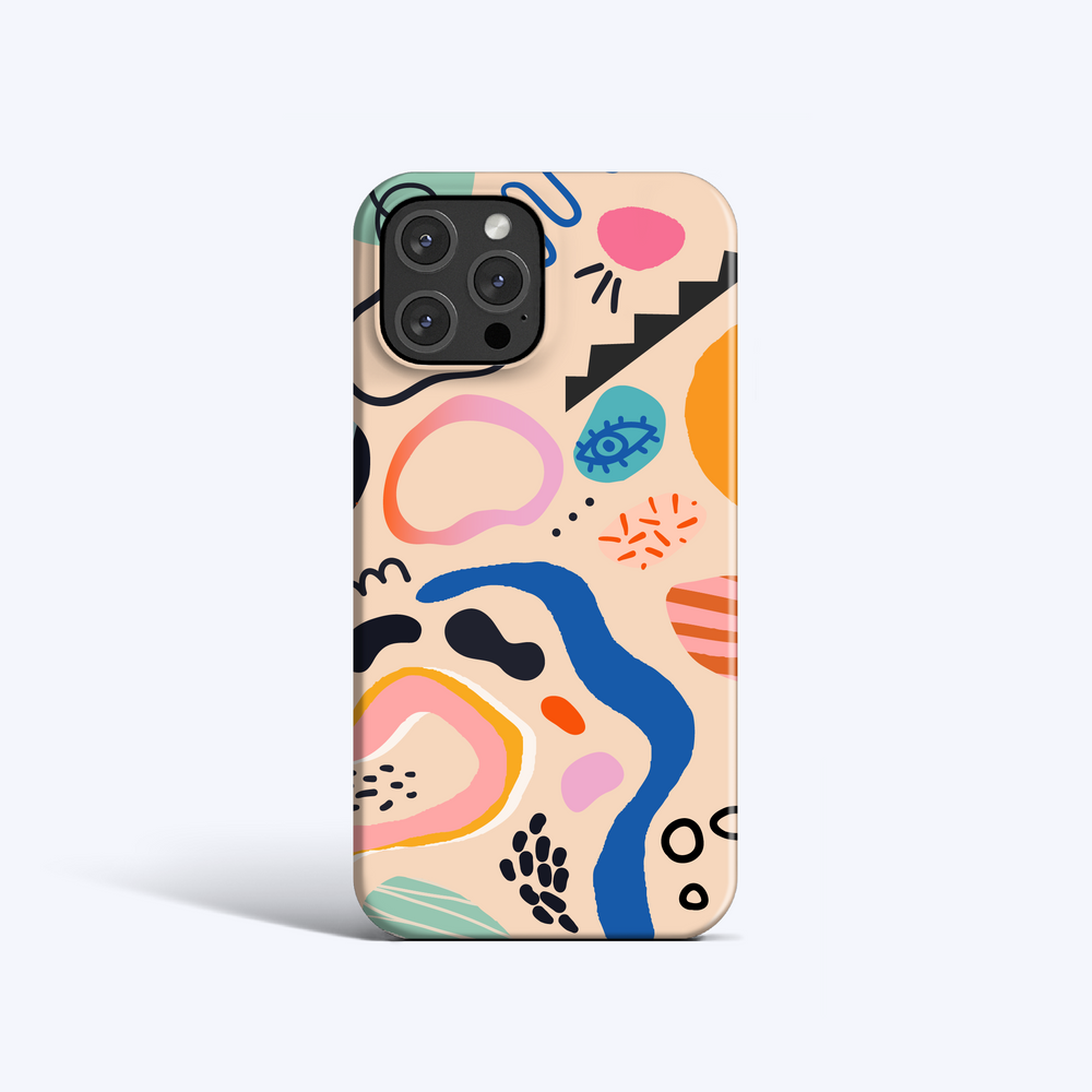 ABSTRACT JOY iPhone 16 Case