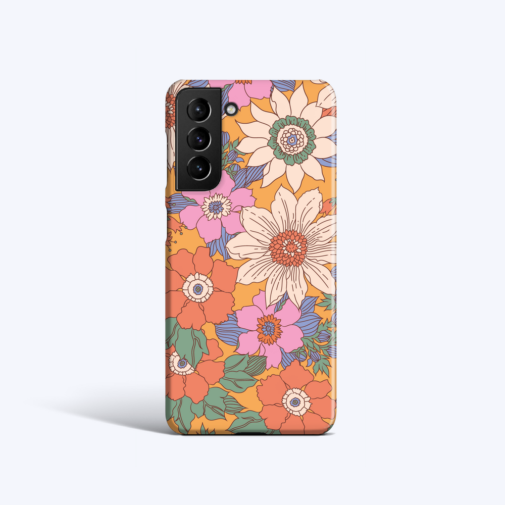 RETRO FLOWERS Samsung S23 Case