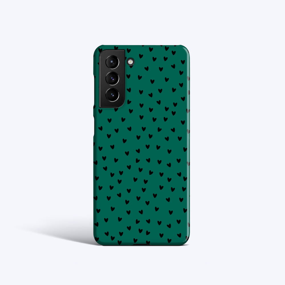 GREEN HEARTS Samsung S23 Case