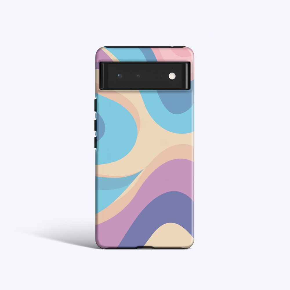 PASTEL ORGANIC SHAPES Pixel 8 Case