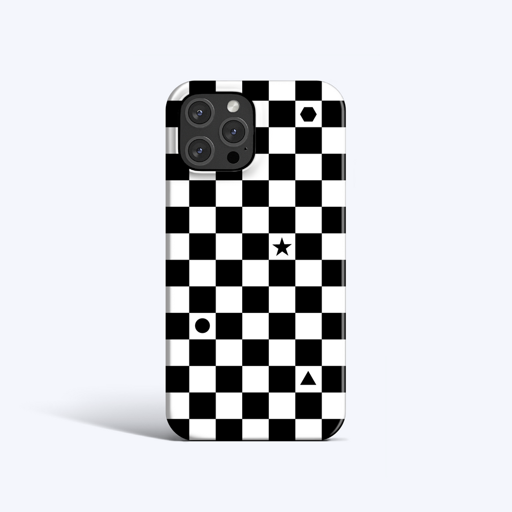 CHECKERED SHAPES iPhone 16 Case