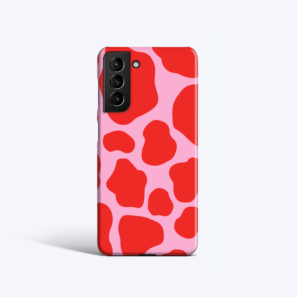 COW PRINT RED PINK Samsung S23 Case